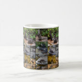 Otter Foto Collage, White Coffee Tasse (Mittel)