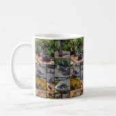 Otter Foto Collage, White Coffee Tasse (Links)
