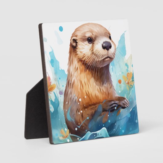 Otter Fotoplatte (Vorderseite)