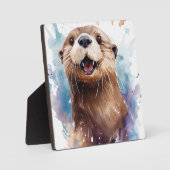 Otter Fotoplatte (Vorderseite)