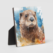 Otter Fotoplatte (Vorderseite)