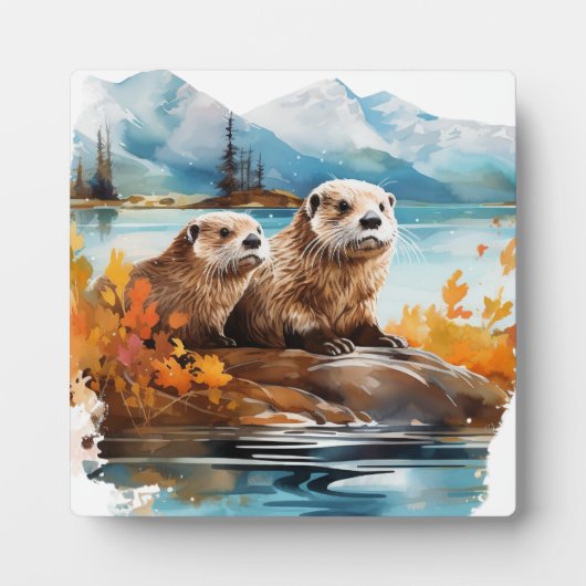 Otter Fotoplatte (Vorderseite)