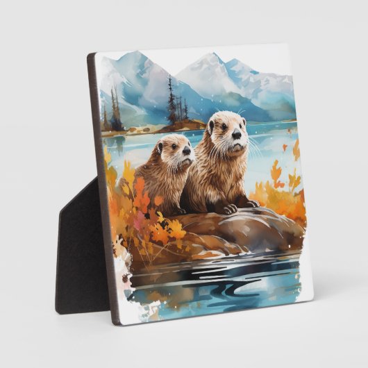 Otter Fotoplatte (Vorderseite)