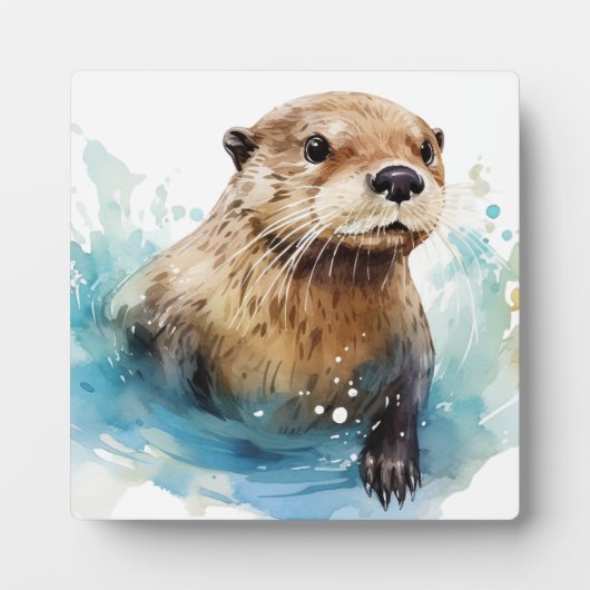 Otter Fotoplatte (Vorderseite)