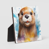 Otter Fotoplatte (Vorderseite)