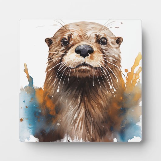 Otter Fotoplatte (Vorderseite)