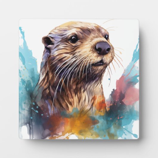 Otter Fotoplatte (Vorderseite)