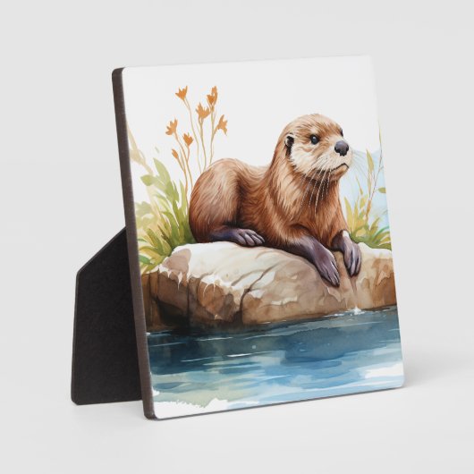 Otter Fotoplatte (Vorderseite)