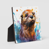 Otter Fotoplatte (Vorderseite)