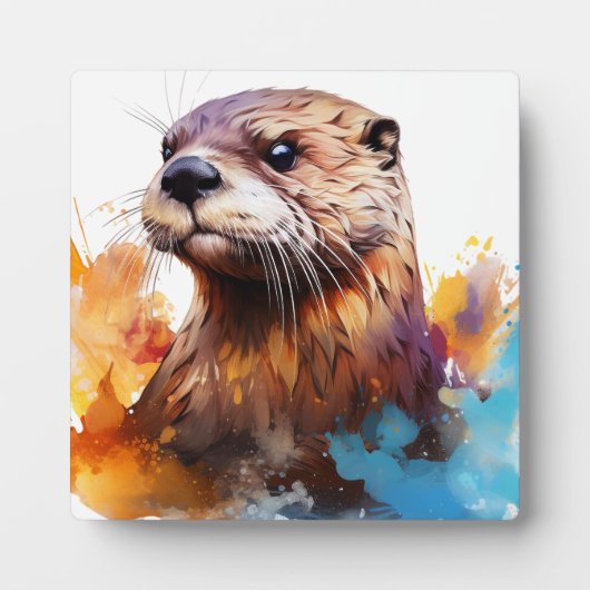 Otter Fotoplatte (Vorderseite)