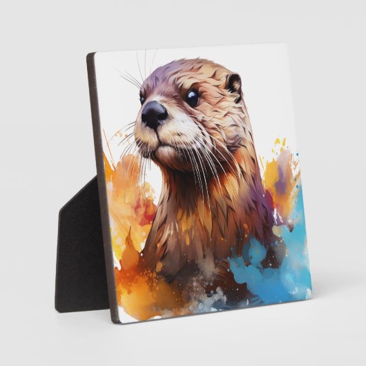 Otter Fotoplatte (Vorderseite)