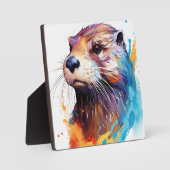 Otter Fotoplatte (Vorderseite)