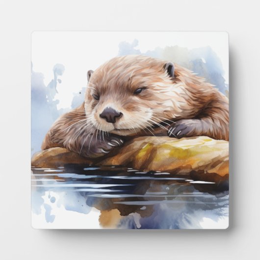 Otter Fotoplatte (Vorderseite)