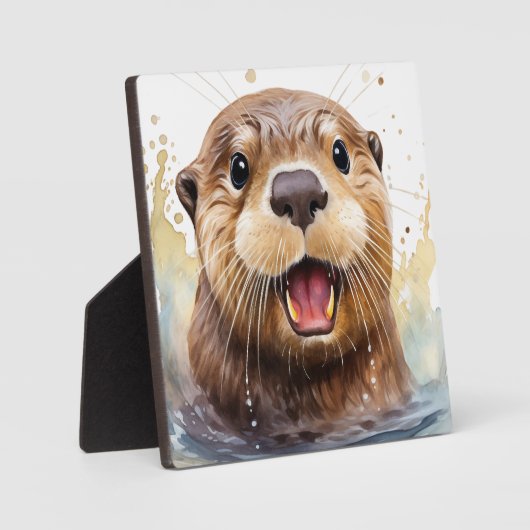 Otter Fotoplatte (Vorderseite)