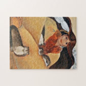 Otter-Frauen-Puzzlespiel Puzzle (Horizontal)