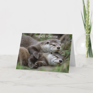 Otter Freunde für immer Freundschaft Karte