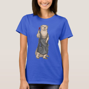 Otter Friseur Comb T-Shirt