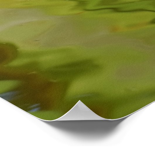 Otter frisst Garnelen Poster (Ecke)