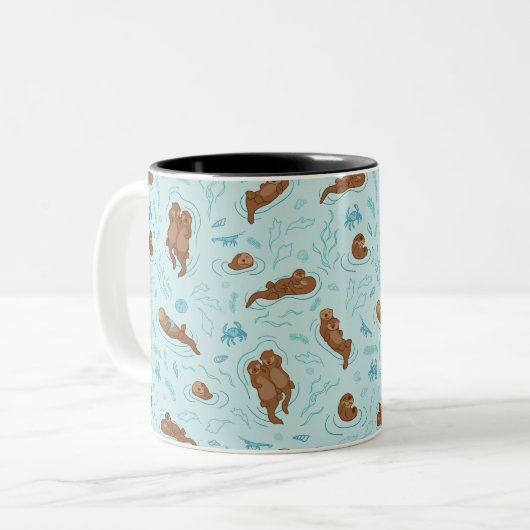 Otter fun light zweifarbige tasse (Vorderseite Links)