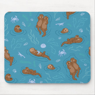 Otter fun mousepad
