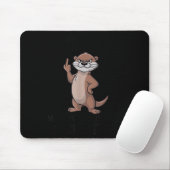 Otter Funkel kleiner Petzer Kümmere dich um deine Mousepad (Mit Mouse)