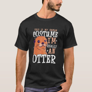 Otter Für Seeotter Frettchen Fisch Otter Tier 3 T-Shirt