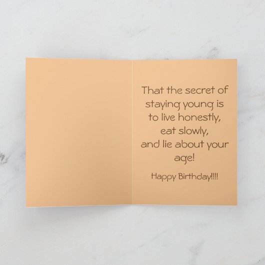 Otter-Geburtstags-Wünsche Karte (Innenseite)