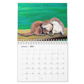Otter-Gemälde Kalender (Jan 2027)