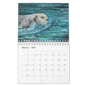 Otter-Gemälde Kalender (Feb 2027)