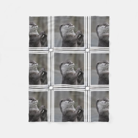 Otter-Genie Fleecedecke (Vorderseite)