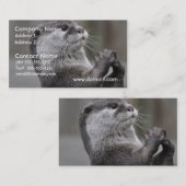 Otter-Genie-Visitenkarten Visitenkarte (Vorne/Hinten)