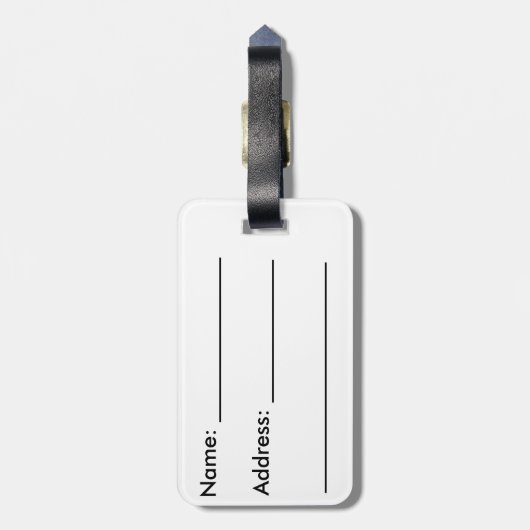 Otter-Gepäckanhänger Gepäckanhänger (Rückseite vertikal)