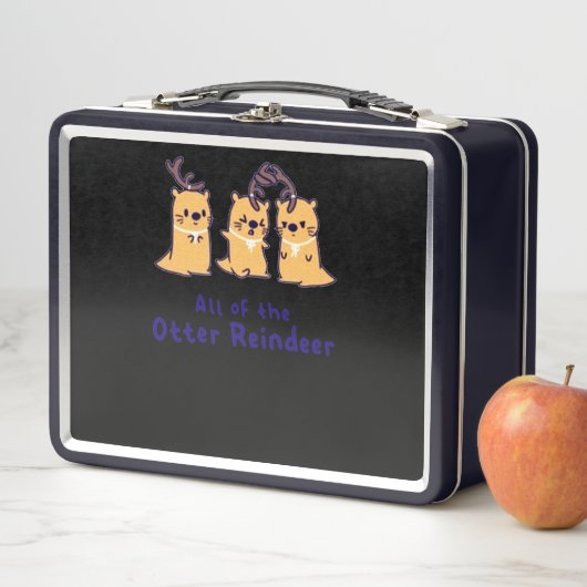 Otter-Geschenk| Gesamter Reingetreide Metall Brotdose (Beispiel)