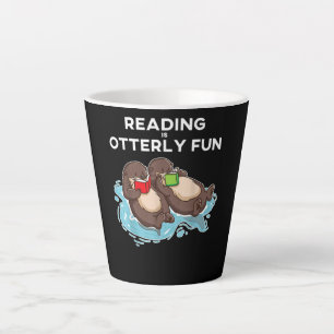 Otter-Geschenk   Sea Otter Book Reading Gift Bookw Milchtasse