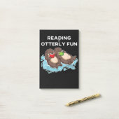 Otter-Geschenk | Sea Otter Book Reading Gift Bookw Post-it Klebezettel (Auf Schreibtisch)