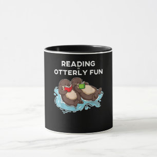 Otter-Geschenk   Sea Otter Book Reading Gift Bookw Tasse