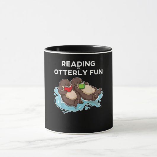 Otter-Geschenk | Sea Otter Book Reading Gift Bookw Tasse (Zentrum)