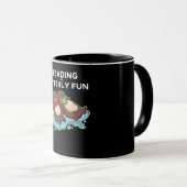Otter-Geschenk | Sea Otter Book Reading Gift Bookw Tasse (VorderseiteRechts)