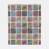 Otter Gift Blanket Vintag Otter Lover Throw Fleecedecke (Vorderseite)