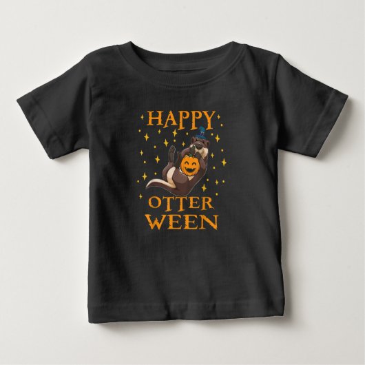 Otter Gift | Happy Otter Niedlich Sea Otter Hallow Baby T-shirt (Vorderseite)