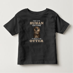 Otter Gift   Mein menschliches Kostüm bin ich wirk Kleinkind T-shirt