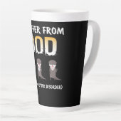 Otter Gift | Obsessive Otter - Störung Milchtasse (Rechte Ecke)