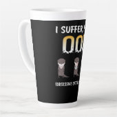 Otter Gift | Obsessive Otter - Störung Milchtasse (Linke Ecke)