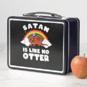 Otter Gift| Satanic Rainbow Satan ist wie kein and Metall Brotdose (Beispiel)