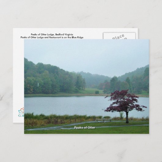 Otter-Gipfel Postkarte (Vorne/Hinten)