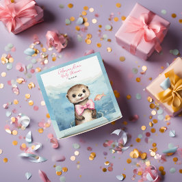 Otter Girl Baby Showbox Geschenkschachtel