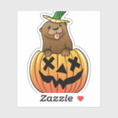 Otter Halloween Aufkleber (Blatt)