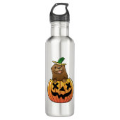 Otter Halloween Edelstahlflasche (Vorderseite)