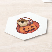 Otter Halloween Untersetzer (angewinkelt)