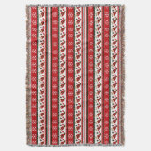 Otter hässliches Weihnachtspullover-Muster Decke (Vorderseite Vertikal)